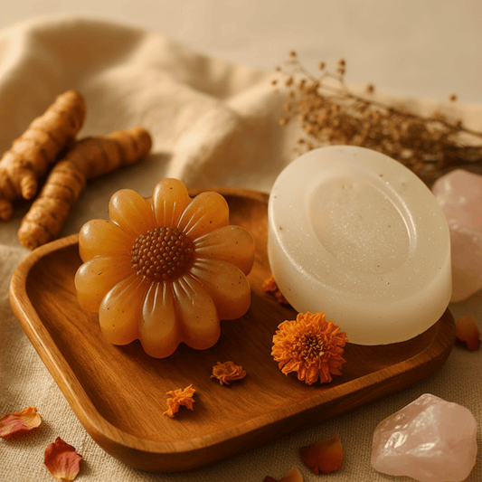 100% Organic Glow & Heal Soap Kit With Aloe Vera And Turmeric (Set of 2)