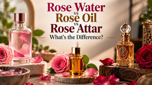 Rose Water vs Rose Oil vs Rose Attar: What's the Difference?