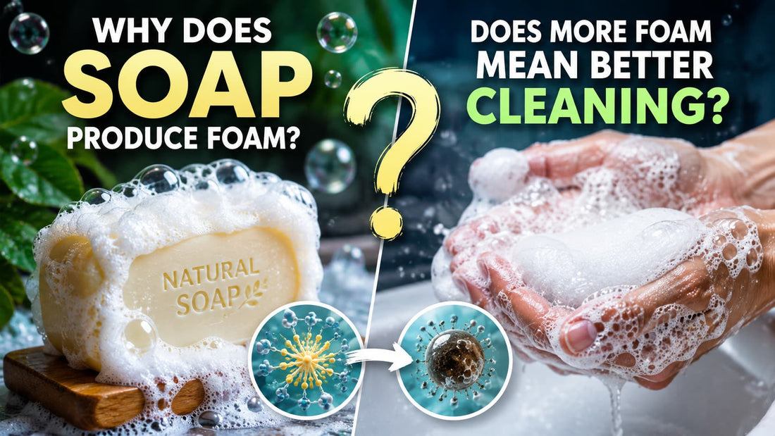 Why Does Soap Produce Foam? Does More Foam Mean Better Cleaning?