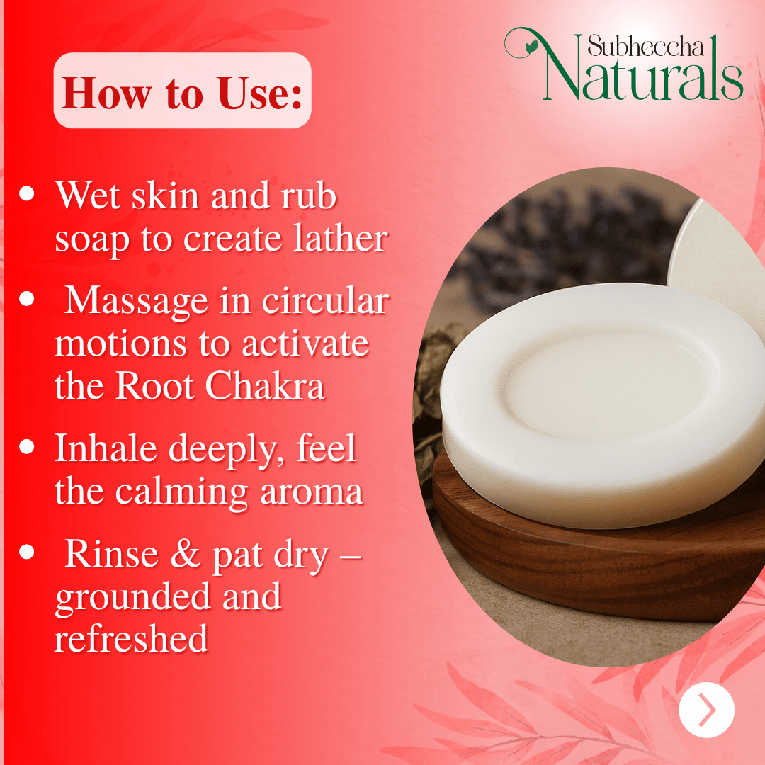 Root Chakra Soap To Ground Your Energy