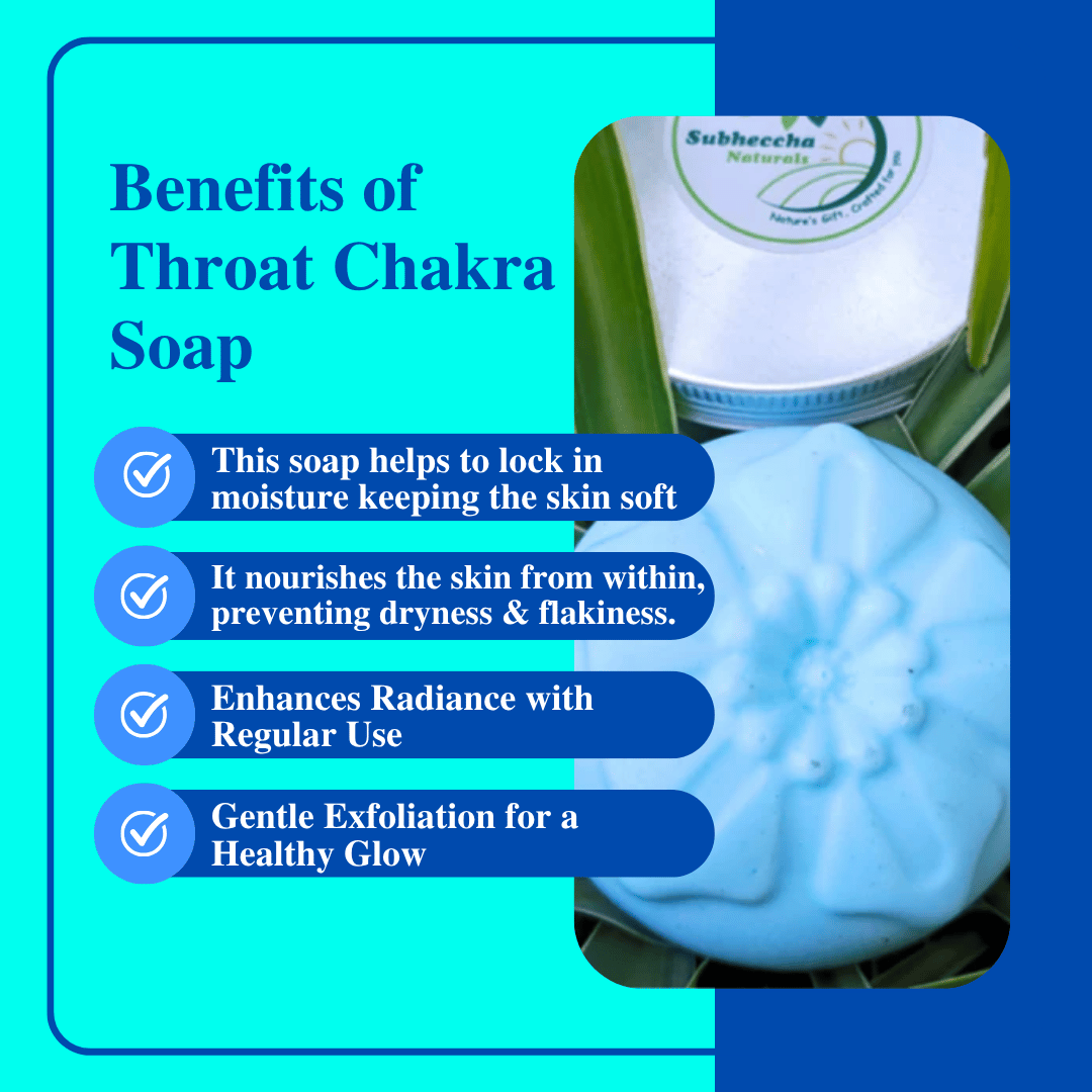 Throat Chakra Soap For Express Yourself Freely