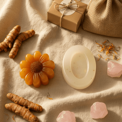 Aloe Vera & Turmeric Soap – Hydrating, Brightening & Healing