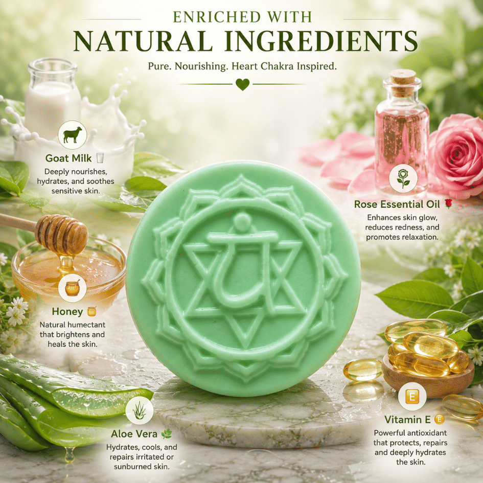 Anahata Chakra Healing Soap