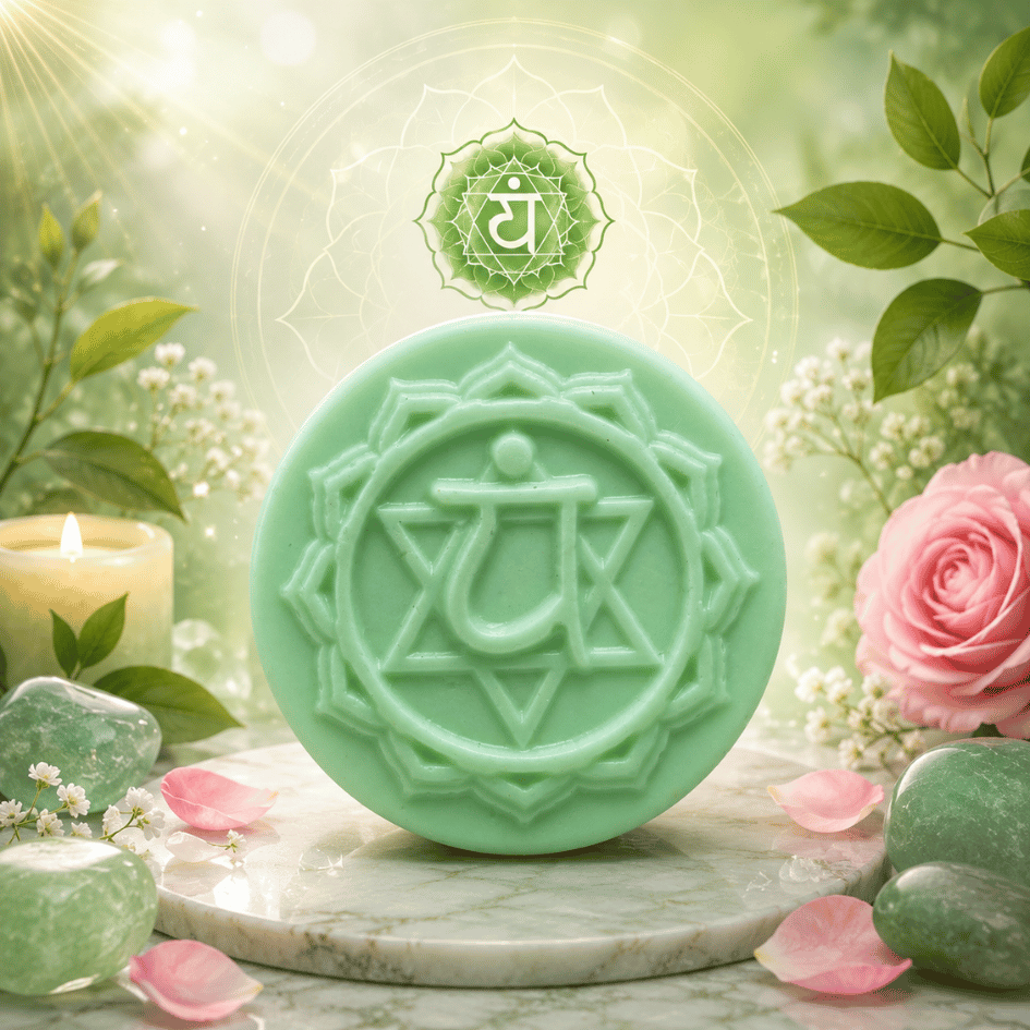 Heart Chakra Bath Soap for Self Love and Compassion