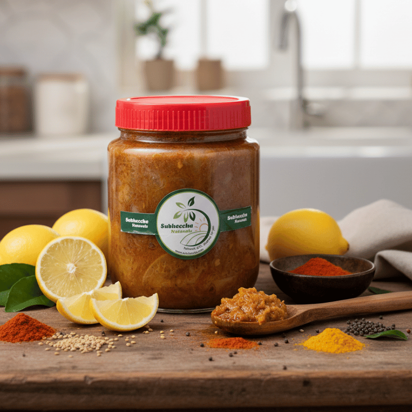 Farm Fresh Khatta-Meetha Nimbu Achaar - Sweet • Tangy • Sun-Matured