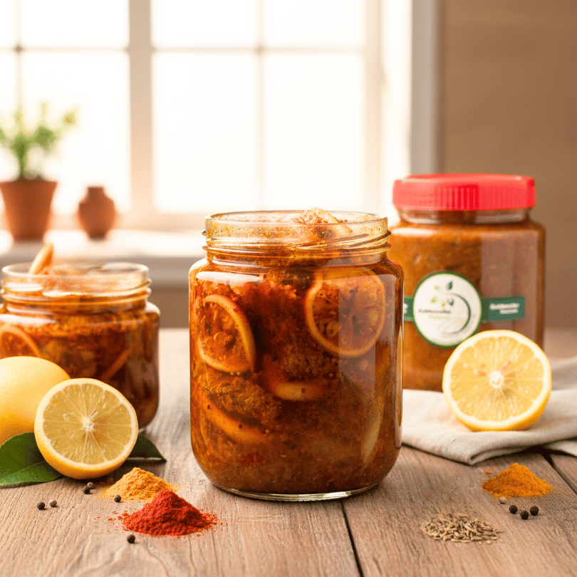 Farm Fresh Khatta-Meetha Nimbu Achaar - Sweet • Tangy • Sun-Matured