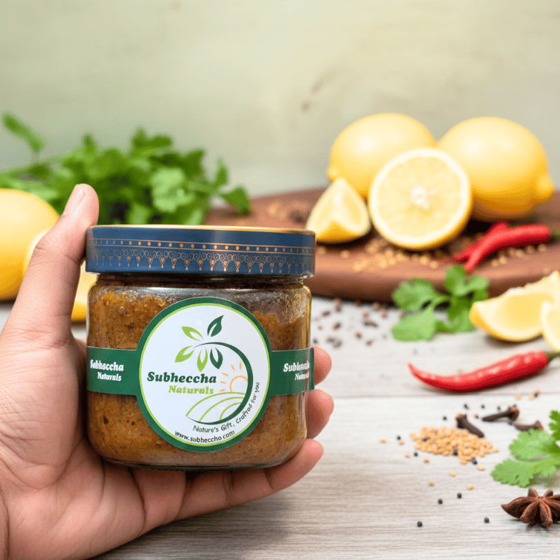 Farm Fresh Khatta Nimbu Achaar - Bold • Tangy • Sun-Matured