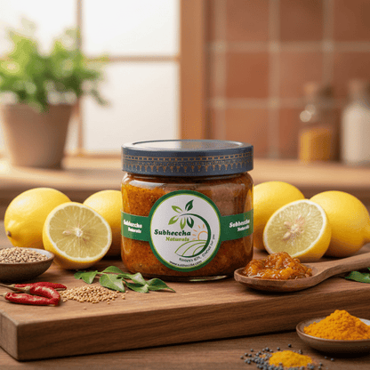Farm Fresh Khatta Nimbu Achaar - Bold • Tangy • Sun-Matured
