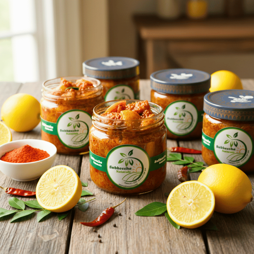 Farm Fresh Khatta Nimbu Achaar - Bold • Tangy • Sun-Matured