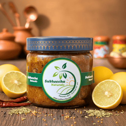 Farm Fresh Khatta Nimbu Achaar - Bold • Tangy • Sun-Matured
