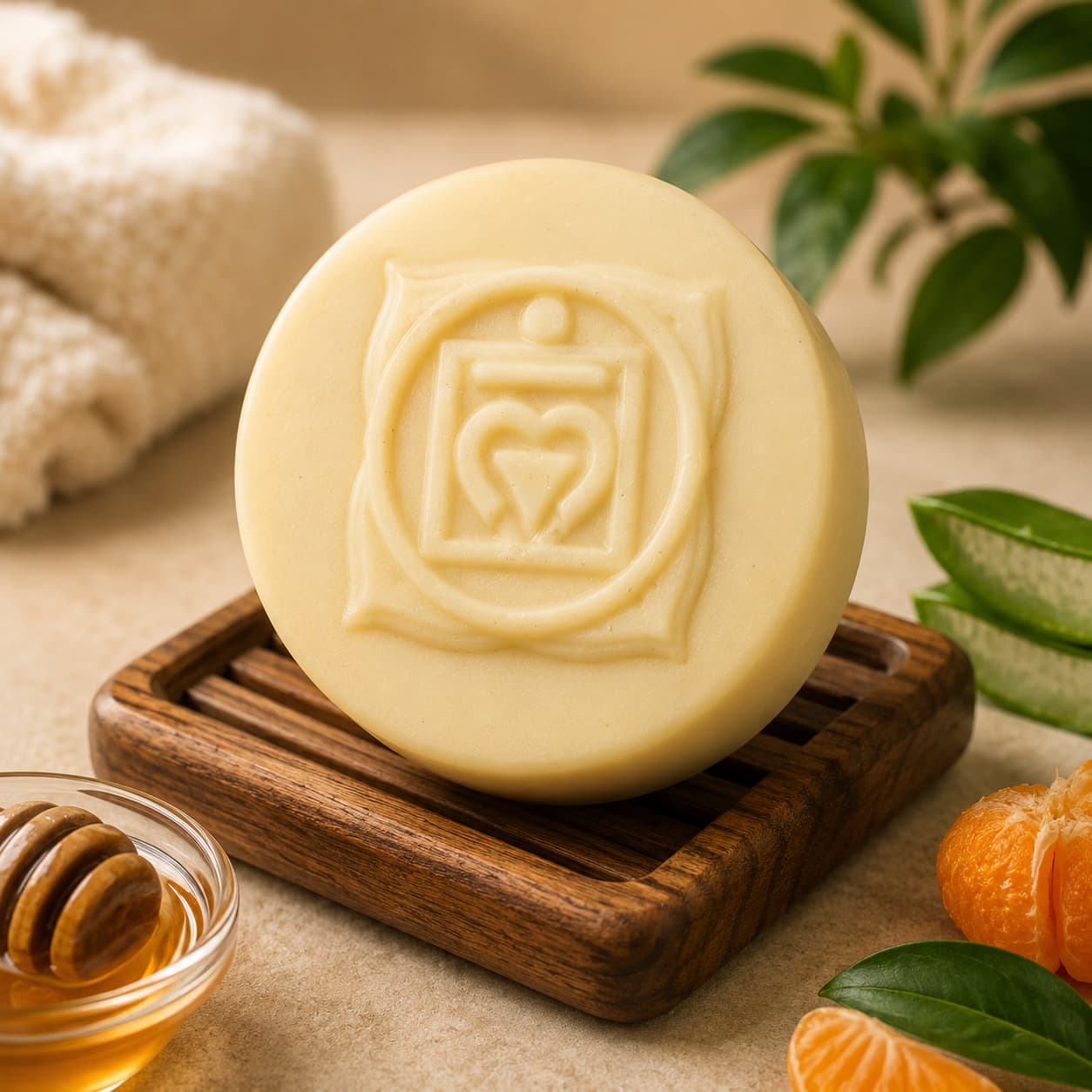 Handmade Root Chakra Soap for Grounding and Stability