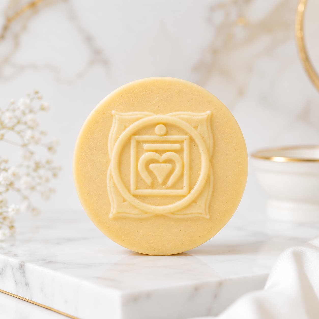 Natural Root Chakra Healing Soap with Goat Milk and Honey