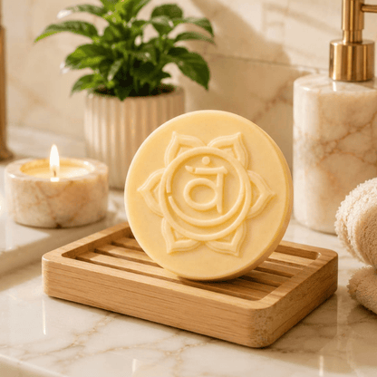 Handmade Chakra Soap for Creativity and Joy