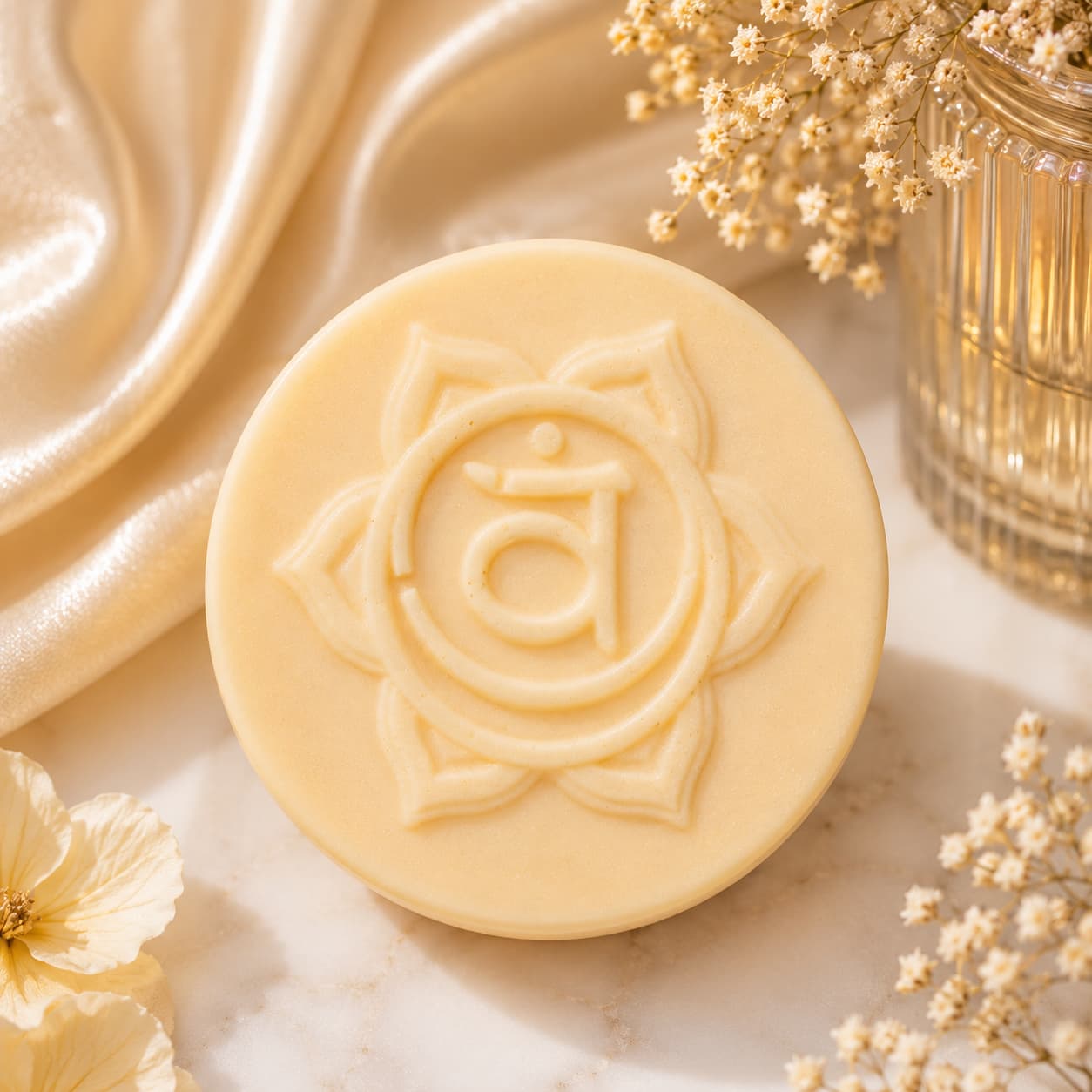 Handmade Chakra Soap for Creativity and Joy