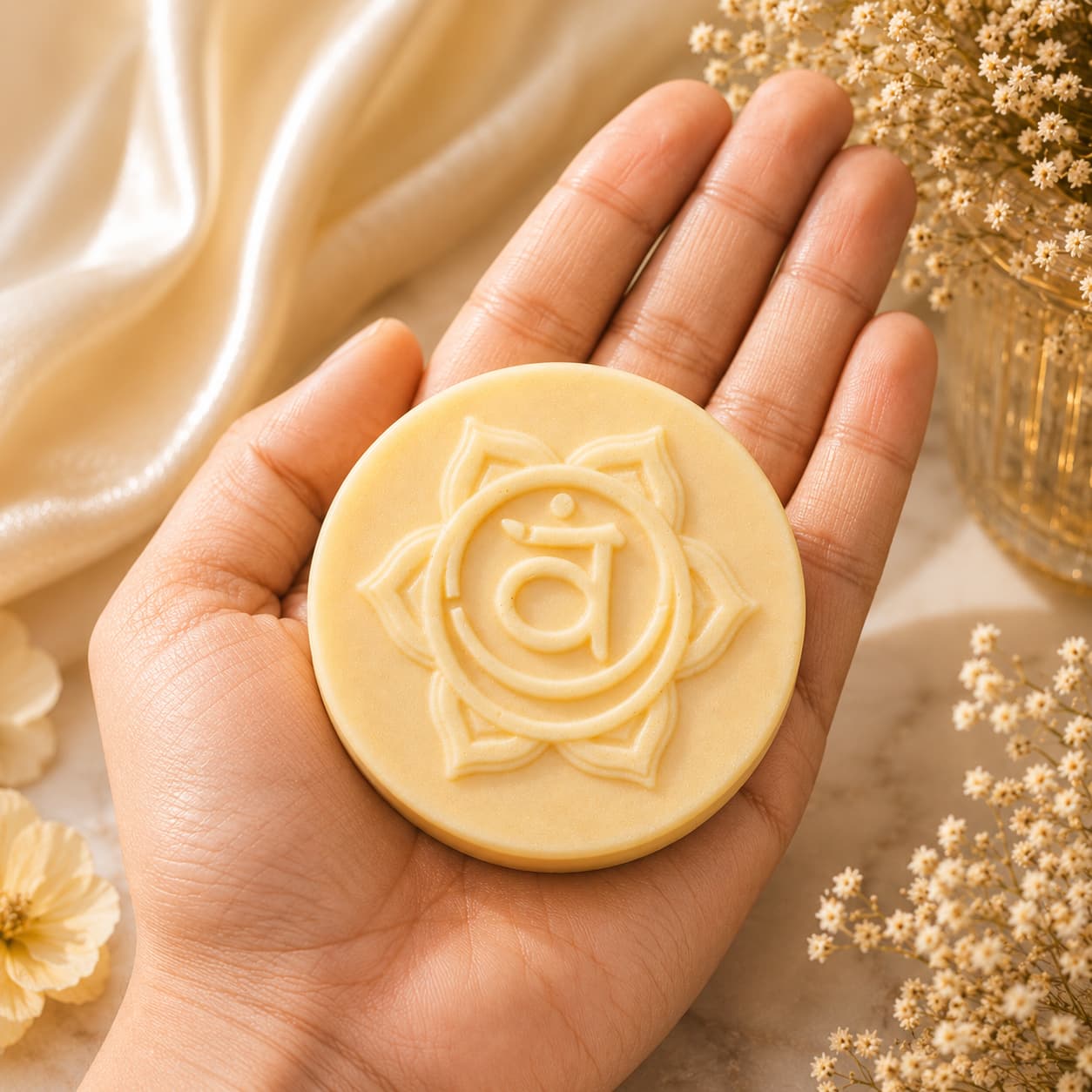 Handmade Sacral Chakra Soap for Creativity and Emotional Balance