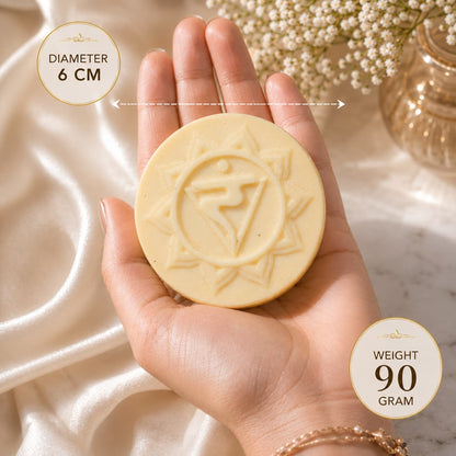 Luxury Solar Plexus Chakra Soap For Reducing Stress & Anxiety