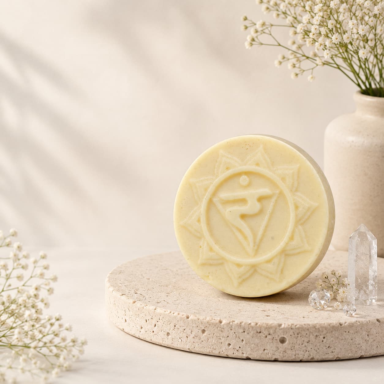 Luxury Solar Plexus Chakra Soap For Reducing Stress & Anxiety