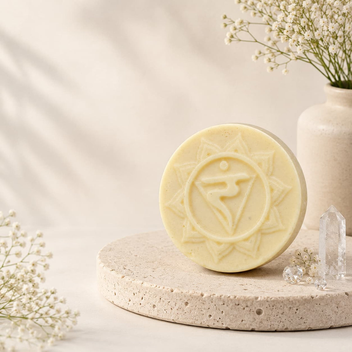 Luxury Solar Plexus Chakra Soap for Confidence and Personal Power