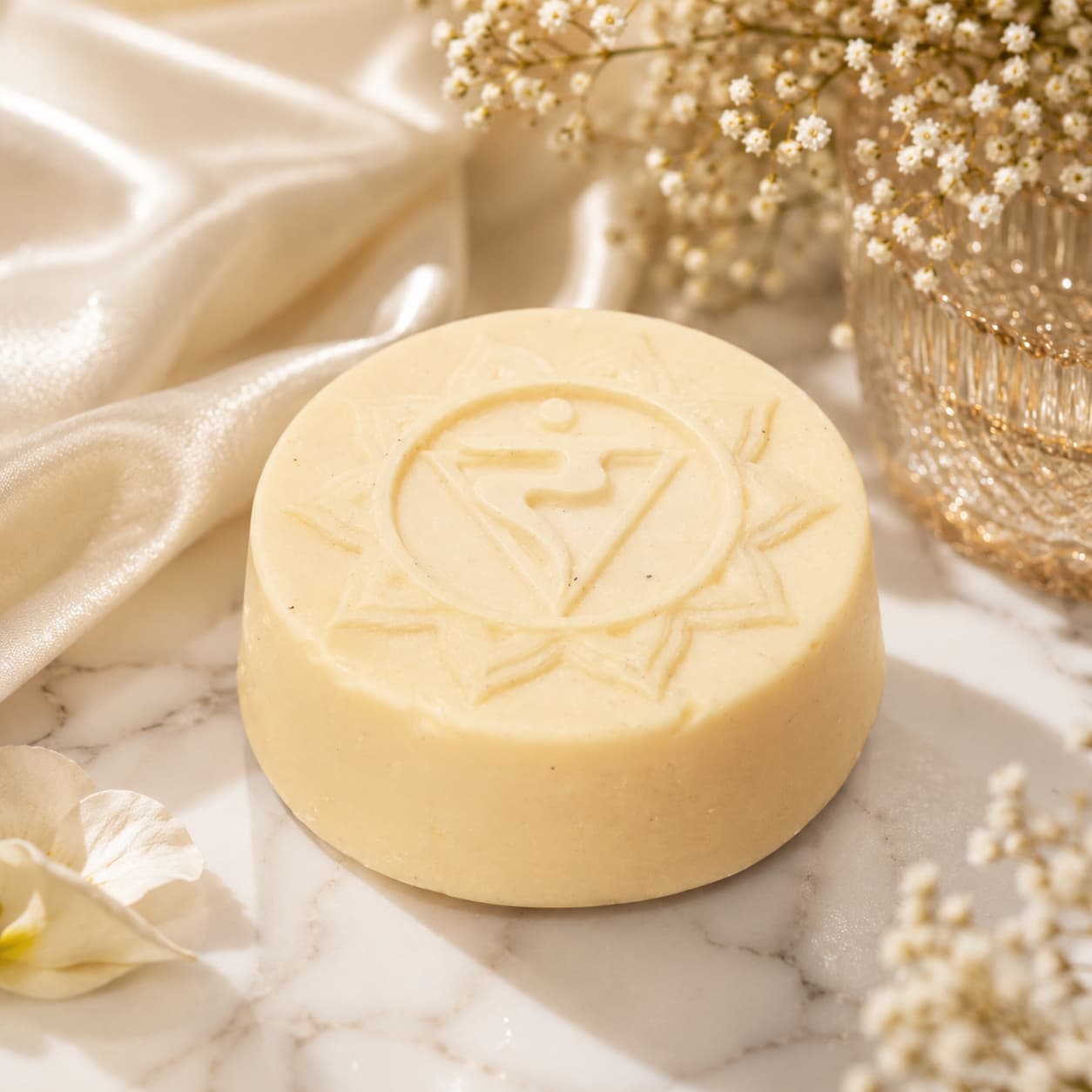 Luxury Solar Plexus Chakra Soap For Reducing Stress & Anxiety